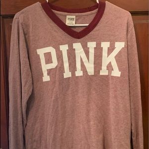victoria’s secret pink long sleeve shirt
